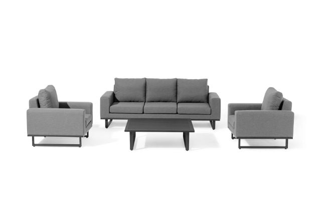 Maze Rattan Ethos 3 Seat Sofa Set In Weatherproof Fabric