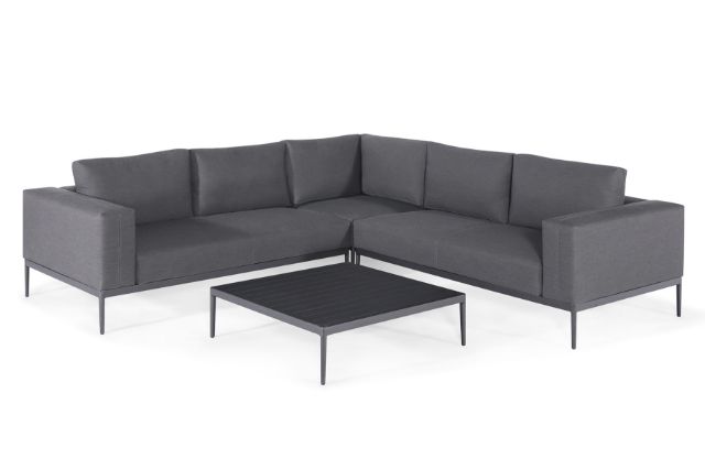 Maze Rattan Eve Corner Sofa Set In Weatherproof Fabric