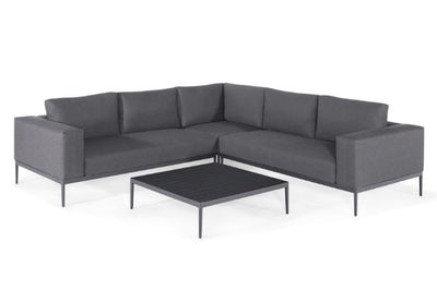 Maze Rattan Eve Corner Sofa Set In Weatherproof Fabric