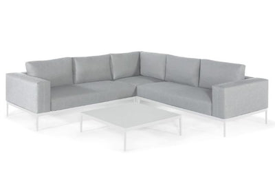 Maze Rattan Eve Corner Sofa Set In Weatherproof Fabric