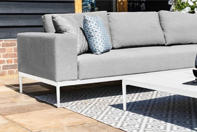 Maze Rattan Eve Corner Sofa Set In Weatherproof Fabric