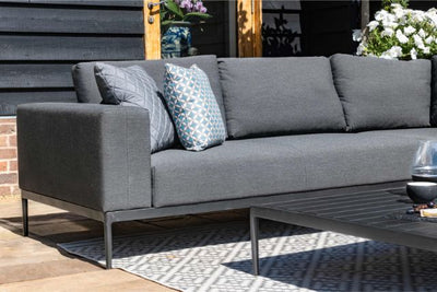 Maze Rattan Eve Corner Sofa Set In Weatherproof Fabric