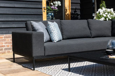 Maze Rattan Eve Corner Sofa Set In Weatherproof Fabric