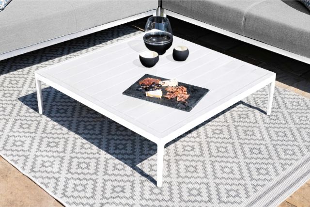 Maze Rattan Eve Corner Sofa Set In Weatherproof Fabric