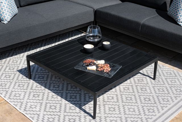 Maze Rattan Eve Corner Sofa Set In Weatherproof Fabric