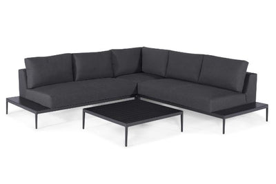 Maze Rattan Eve Corner Sofa Set In Weatherproof Fabric