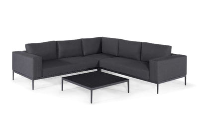 Maze Rattan Eve Corner Sofa Set In Weatherproof Fabric