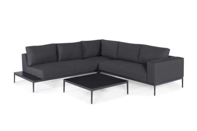 Maze Rattan Eve Corner Sofa Set In Weatherproof Fabric