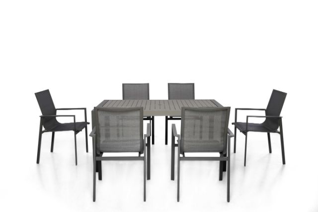 New York 6 Seat Dining Set by Maze Rattan - Gardenbox