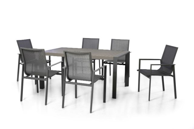 New York 6 Seat Dining Set by Maze Rattan - Gardenbox