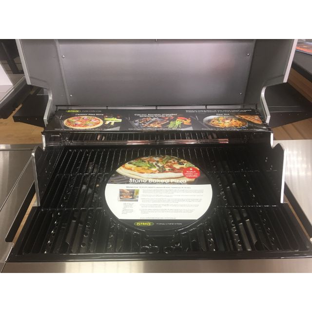Outback Jupiter 4 Stainless Steel Hybrid Gas BBQ - Free Pair of Pizza Stones - Gardenbox