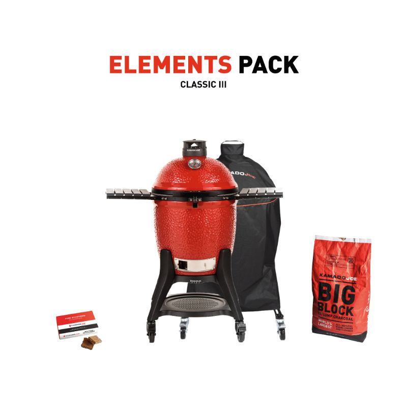 Kamado Joe Classic III Elements Pack. FREE Kamado Joe DoeJoe and KJ T-Shirt. GardenBox price only £2139