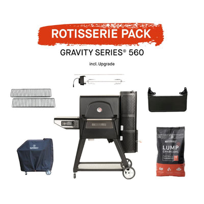 Masterbuilt Gravity Series 560 with Rotisserie Pack