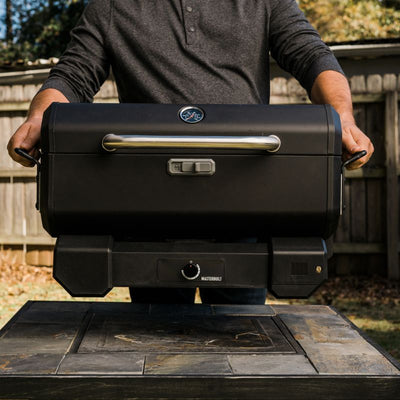 WAREHOUSE CLEARANCE: Masterbuilt Portable Charcoal BBQ with Cart. 20% OFF! Now £311.99