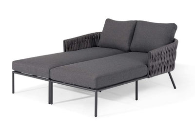Maze Rattan Marina Double Sunlounger Set