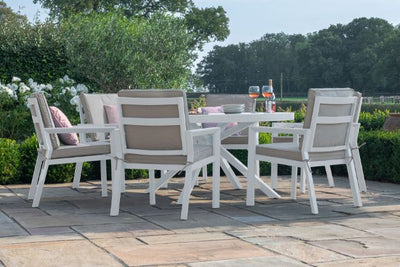 New York 6 Seat Round Dining Set by Maze Rattan