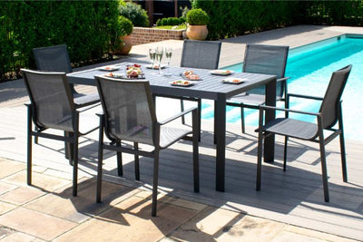 New York 6 Seat Dining Set by Maze Rattan - Gardenbox