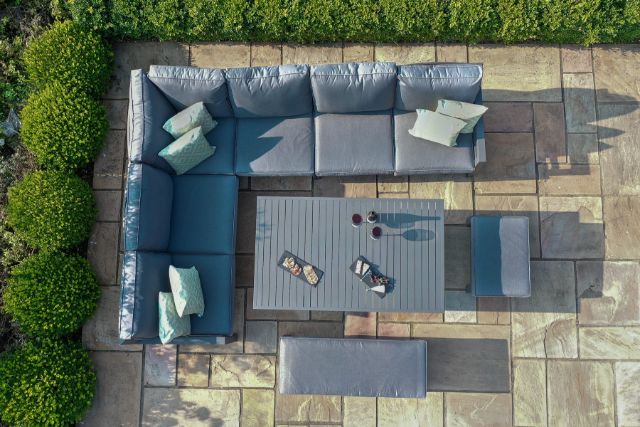 Maze rattan new york corner sofa set 2025