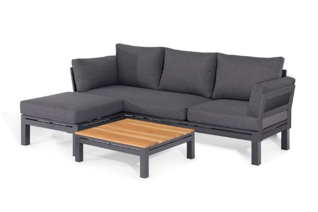 Oslo Chaise Sofa Set by Maze Rattan