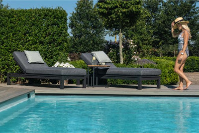 Oslo Double Sunlounger by Maze Rattan