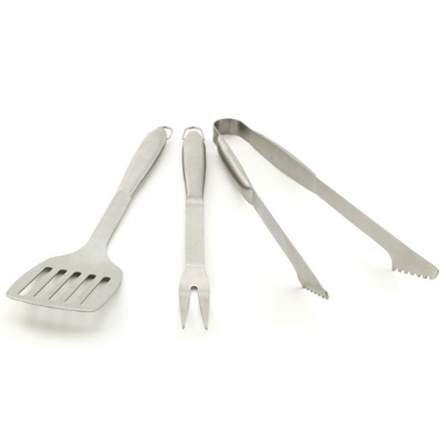 Outback 3 Piece Stainless Steel BBQ Tool Set - Gardenbox