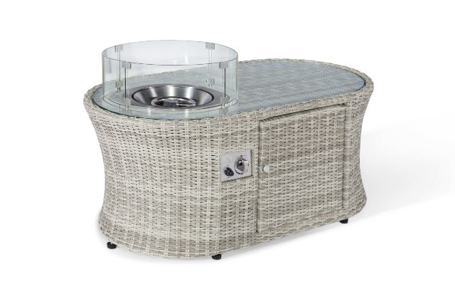Oxford Small Corner Set with Fire Pit by Maze