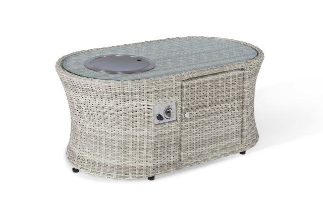 Oxford Large Corner Set with Fire Pit by Maze