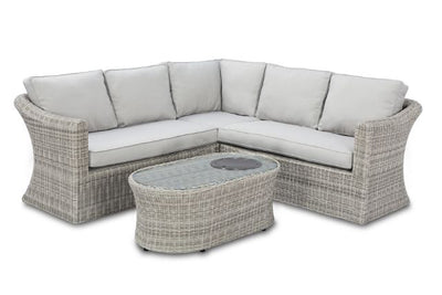 Oxford Small Corner Set with Fire Pit by Maze