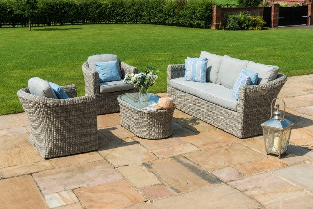 Oxford 3 Seater Sofa Set by Maze Rattan - Gardenbox