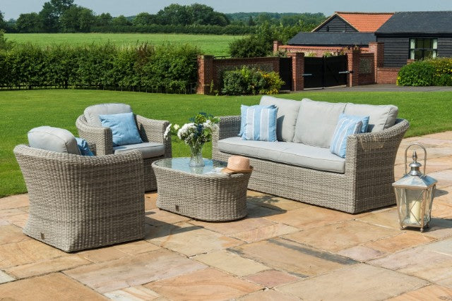 Oxford 3 Seater Sofa Set by Maze Rattan - Gardenbox