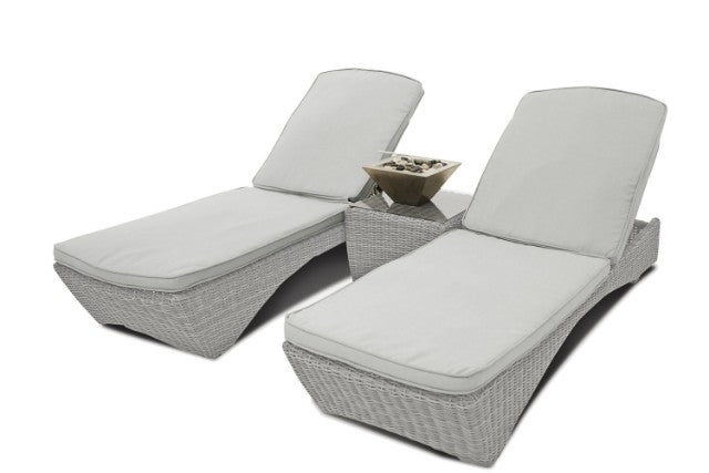 Oxford 3 Piece Sunlounger Set by Maze Rattan - Gardenbox