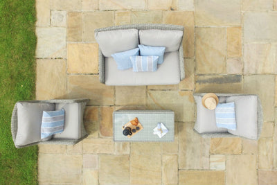 Maze Rattan Oxford Heritage Square Sofa Set - Gardenbox