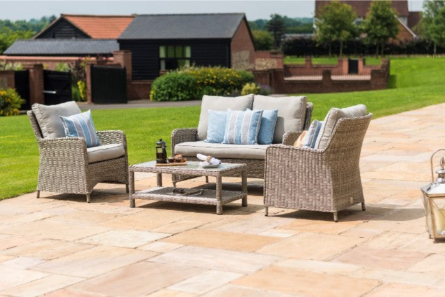 Maze Rattan Oxford Heritage Square Sofa Set - Gardenbox