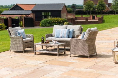 Maze Rattan Oxford Heritage Square Sofa Set - Gardenbox