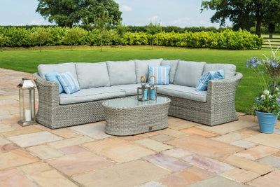 Oxford Large Corner Group by Maze Rattan - Gardenbox