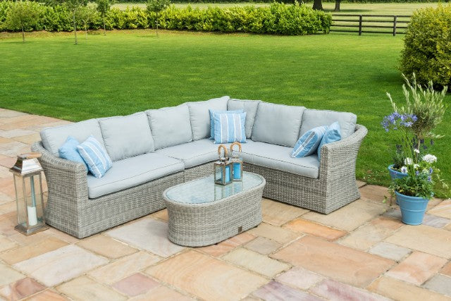 Oxford Large Corner Group by Maze Rattan - Gardenbox