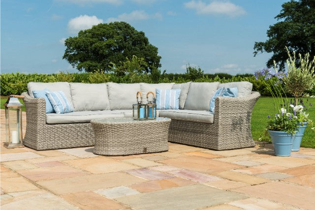 Oxford Large Corner Group by Maze Rattan - Gardenbox