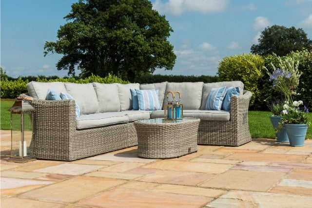 Oxford Large Corner Group by Maze Rattan - Gardenbox