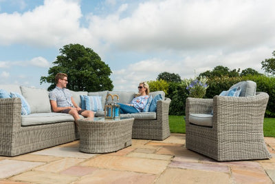 Oxford Large Corner Group with Armchair by Maze Rattan - Gardenbox