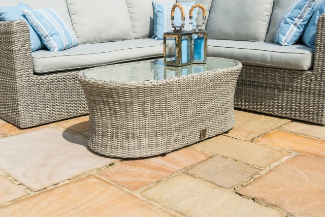 Oxford Small Corner Group with Armchair by Maze Rattan - Gardenbox