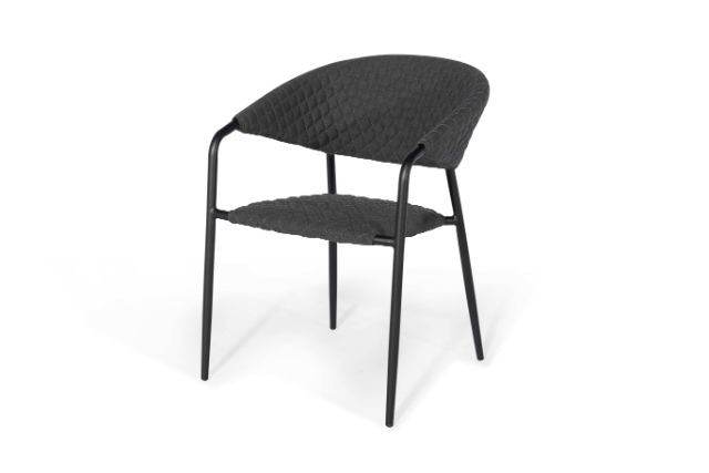 Maze Rattan Pebble 6 seat oval Dining Set In Weatherproof Fabric