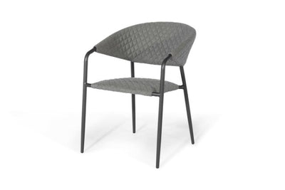 Maze Rattan Pebble 6 seat oval Dining Set In Weatherproof Fabric