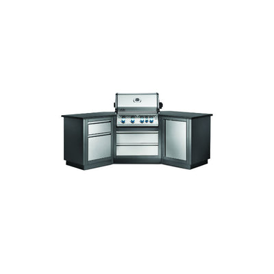 Napoleon Prestige Pro 500 Angled Outdoor Kitchen Gas Barbecue - Gardenbox