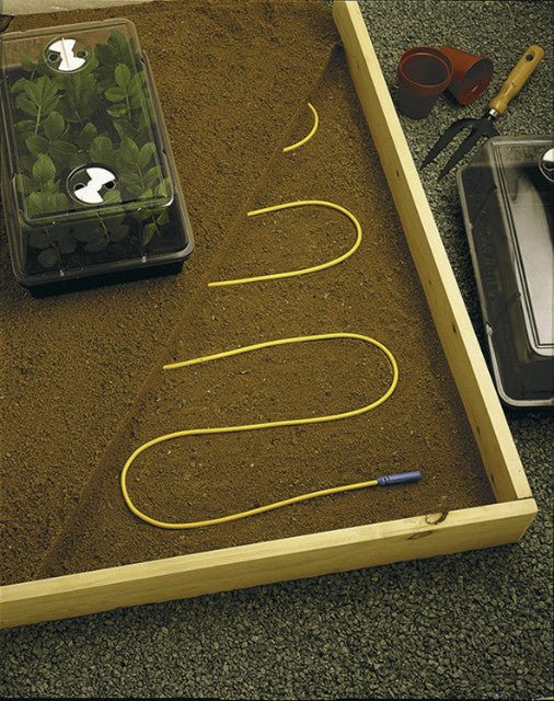 Soil Warming Cable - How to Propogate Seeds and Cuttings in a Greenhouse - Gardenbox
