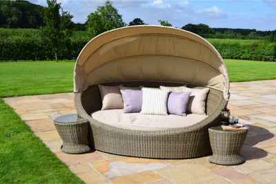 Winchester Daybed with Side Tables by Maze Rattan - Gardenbox