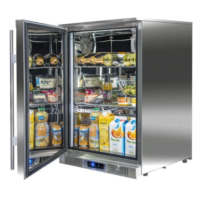 Outdoor Rated Single Fridge for Outdoor Kitchen by Blastcool - Gardenbox