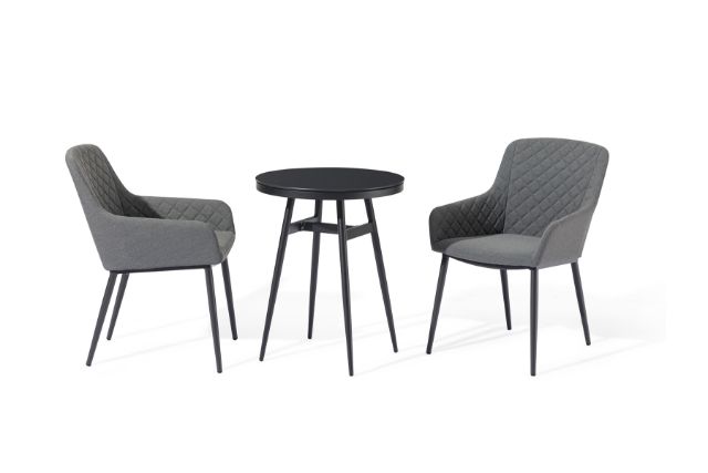 Zest Bistro Set with Weatherproof Cushions by Maze Rattan