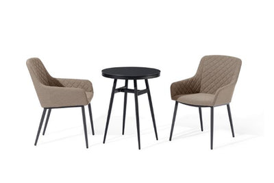 Zest Bistro Set with Weatherproof Cushions by Maze Rattan