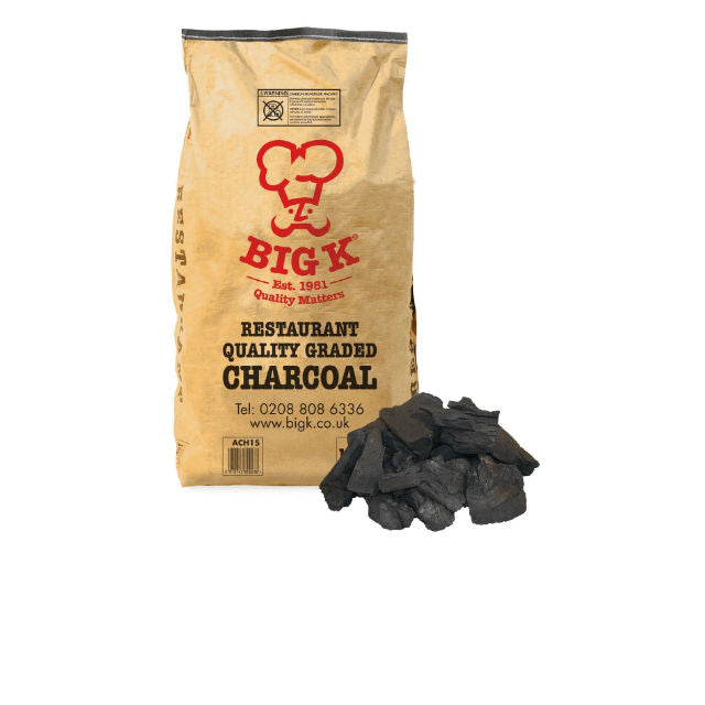 Big K Restaurant Grade Lumpwood Charcoal 15kg Pack