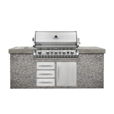 Napoleon Prestige Pro 665 Built In Outdoor Kitchen Gas Barbecue - Gardenbox